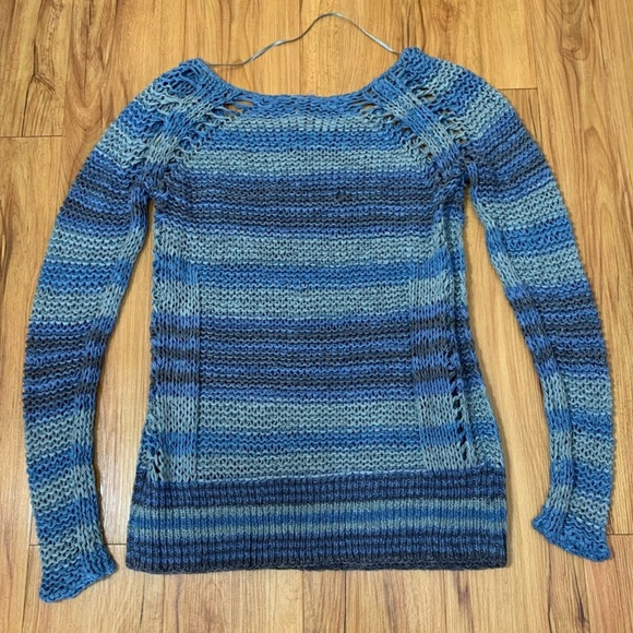 Free People Desert Moon Slouchy Striped Sweater - Picture 5 of 10